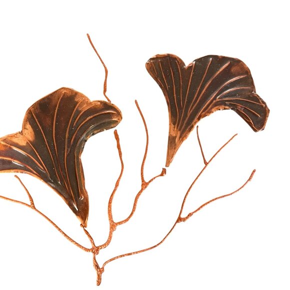 Copper & Slate Wall Art By Sheri Meldrum 11" x 12" - Picture 6 of 7